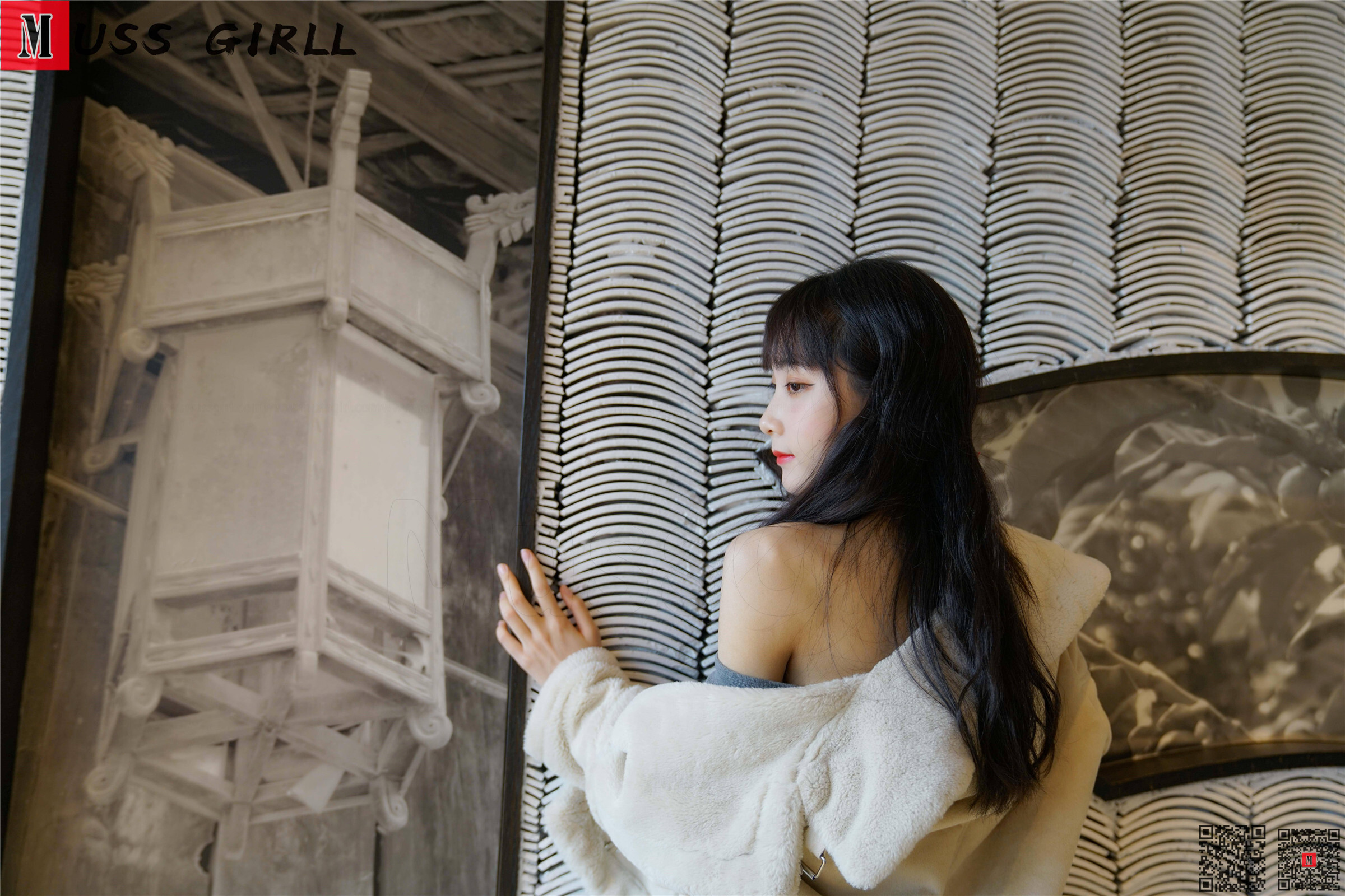 MussGirl慕丝女郎  NO.156 灰色包臀裙